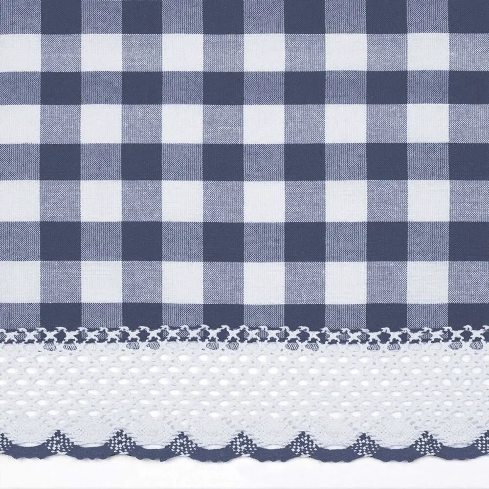 Woven Trends Farmhouse Curtains Kitchen Décor, Buffalo Plaid Valance, Classic